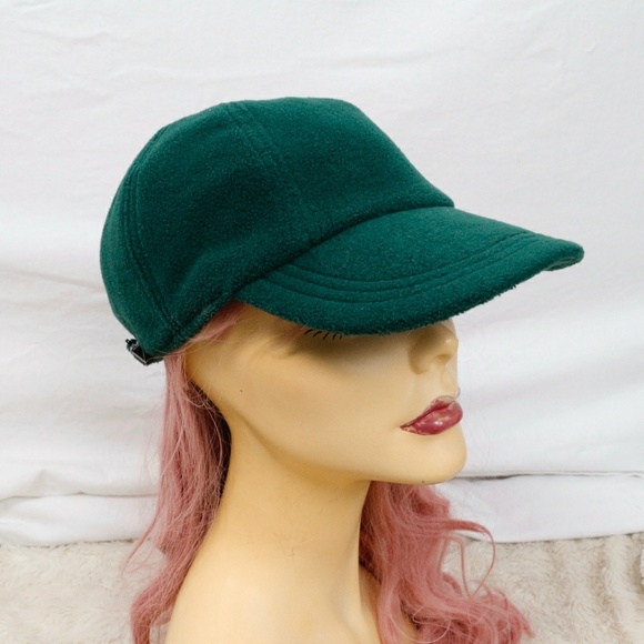 GAP Accessories - GAP 90s VTG Fleece Baseball Cap Hat Forest Green